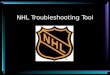 NHL Troubleshooting Tool