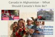 What Should Canada's Role Be?