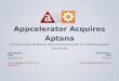 Appcelerator Acquires Aptana