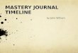 My Mastery Journal Timeline
