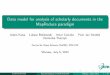 Data model for analysis of scholarly documents in the MapReduce paradigm