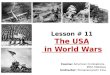 USA in world wars