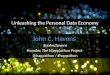 Unleashing the Personal Data Economy