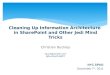 Cleaning Up Information Architecture in SharePoint and Other Jedi Mind Tricks