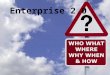 Enterprise 2.0 - Who, What, Where, Why, When & How