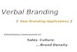 Verbal Branding Overview 2010