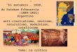 "El matadero, 1838, de Esteban Echeverría (1809-1851) Argentina anti-clericalismo, realismo, naturalismo, modernismo, criollísimo Tema: La crítica social