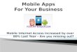 Mobile apps for your business