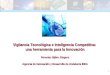 1 Vigilancia Tecnológica e Inteligencia Competitiva: una herramienta para la Innovación Ponente: Björn Jürgens Agencia de Innovación y Desarrollo de Andalucía