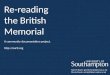 Re-reading the British Memorial: A Community Documentation Project, Gareth Beale, Nicole Beale #caasoton #rti #archcrg