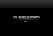 History of Painting part 1