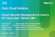 Cisco Cloud Solutions: Cloud Lifecycle Management & Cisco's SP Cloud IaaS "Whole Offer"