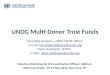 Undg multi donor trust funds - 13 may 2010