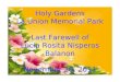 Last farewell of lucia rosita balanon at holy gardens la union memorial park
