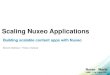 Nuxeo World Session: Scaling Nuxeo Applications