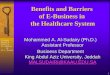 Copy of the benefits and barriers of e business1