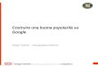 IWA: Smau 20008 - Costruire una buona popolarità su Google