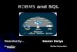 ALL ABOUT SQL AND RDBMS