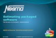 Estimating packaged software - Eric van der Vliet - NESMA najaarsbijeenkomst 2012