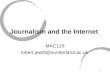 Old slides: MAC129 Journalism and the Internet