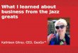 What we can learn about business from the jazz greats