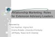 Relationship Marketing: Roles for Extension Advisory Leaders