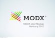 Vortrag MODX Hamburg 2012 01