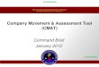 Company Movement And Assessment Tool Command Brief V5