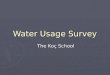 Water Usage Survey