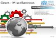 Mechanical spinning gear s misc powerpoint presentation slides