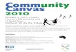 Community Canvas Poster - White