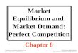 Agri 2312 chapter 8 market equilibrium and product price