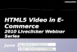 HTML5 video in e-commerce
