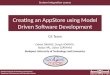 Creating an AppStore using Model Driven Software Development