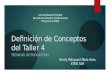 Taller # 4 Presentación de Conceptos
