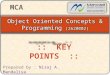 Object oriented concepts & programming (2620003)