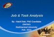 Job & task analysis