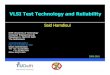 VLSI Test Technology & Reliabillity Module 1 introduction