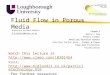 Particle Technology- Fluid Flow in Porous Media