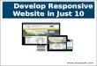 How to Develop Responsive Websites - Website Development