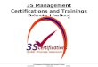 3 s management certifications and trainings private limited 3