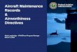 Aircraft Maintenance Records and Airworthiness Directives for General Aviation