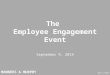 The Employee Engagement Event September 9