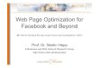Web Page Optimization for Facebook