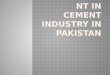 Management in cement industry in pakistan