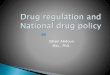 National drug policy.update