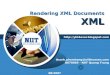 Rendering XML Documents