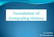 Foundation of computing history final