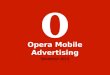Opera Mobile Advertising — November 2013