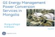 Ge Mongolia Power Conversion Services